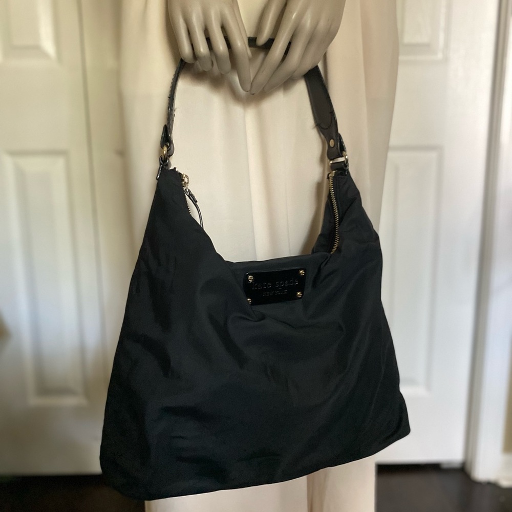 Kate Spade New York Serena Black Flat shoulder Bag/ Purse